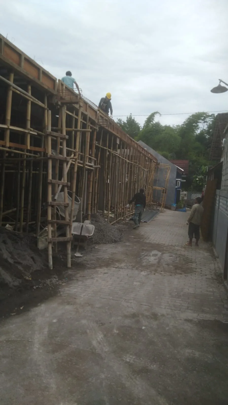 Proses pembangunan Kost Mlangi 2