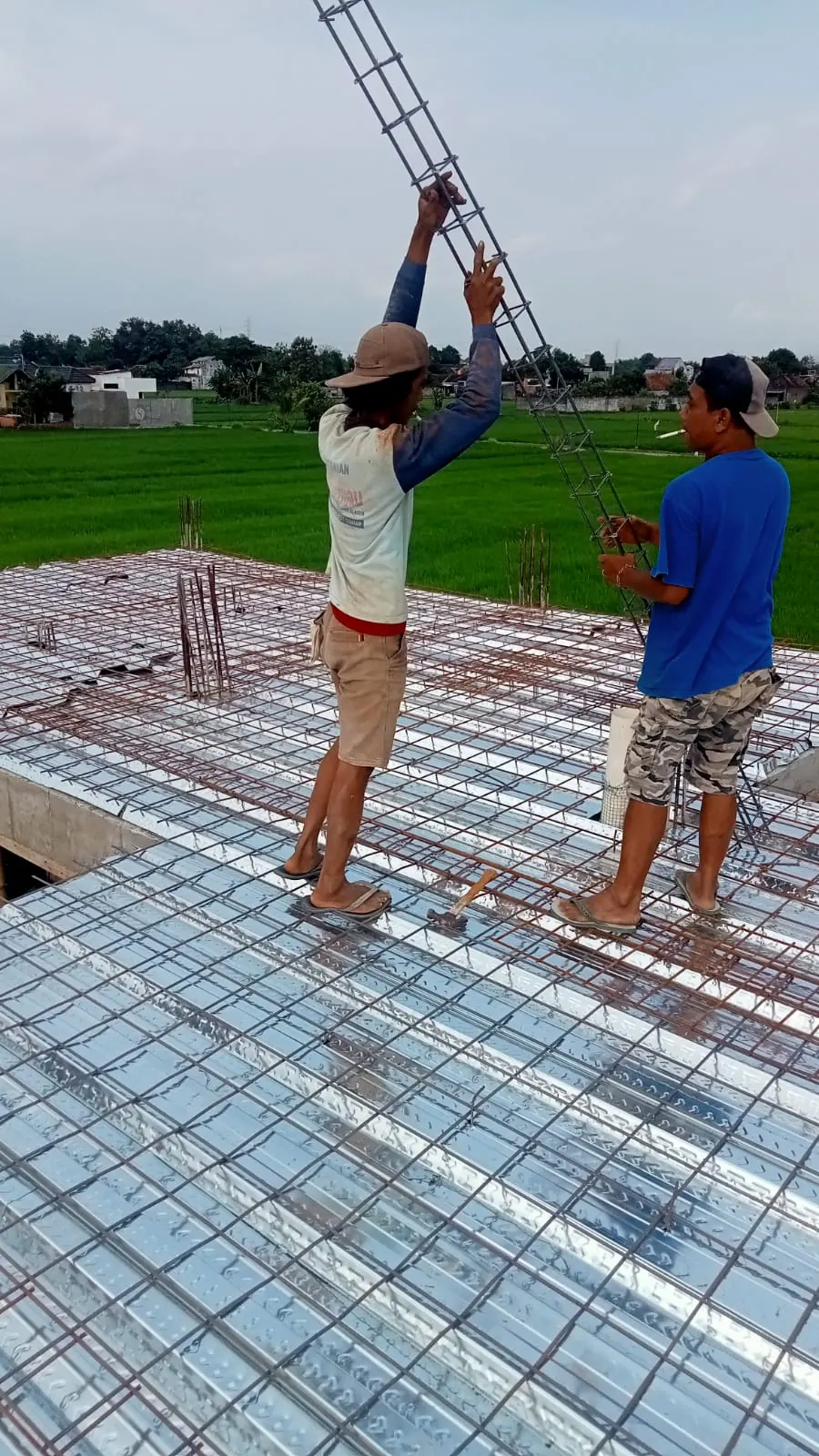 Dokumentasi proses pekerjaan Karya Sentosa